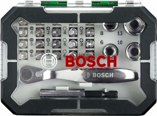 Bosch Set Ratchet 1\4" 3pcs
