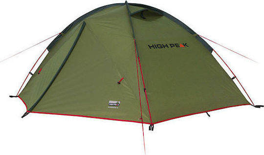 High Peak Woodpecker 3 Camping Tent Igloo Khaki with Double Cloth 4 Seasons for 3 People Waterproof 3000mm 340x190x110cm