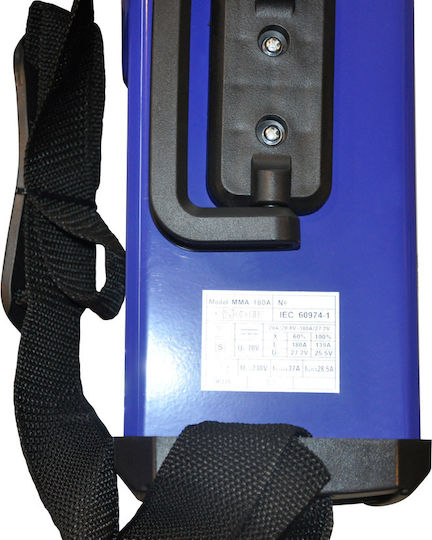 Atlas MMA180 Ηλεκτροκόλληση Inverter MMA με Μέγιστο Ρεύμα Συγκόλλησης 180A και Κύκλο Εργασίας 60%