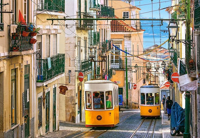 Lisbon Trams Portugal Puzzle 2D 1000 Pieces