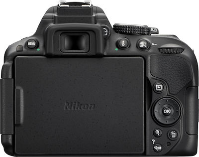 Nikon DSLR Φωτογραφική Μηχανή D5300 Crop Frame Black