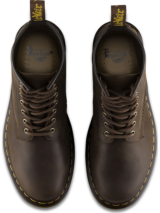 1460 Crazy Horse Leather Brown Boots