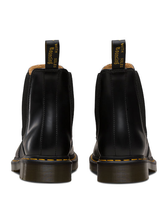 2976 Smooth Piele Negru Ghete Chelsea
