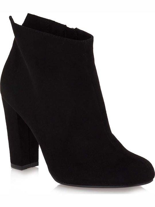 Marco Tozzi Suede Women's Ankle Boots Black