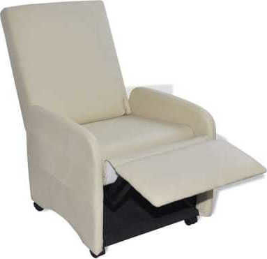 Relax with Footstool 65x83x101cm Beige Relax with Footstool 65x83x101cm Beige
