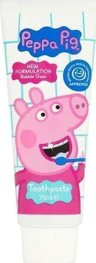 Dr.Fresh Peppa Pig Baby-Zahnpasta Für 2+ Jahre Mit Geschmack Kaugummi 75ml