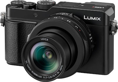 Panasonic Lumix DC-LX100 II Compact Φωτογραφική Μηχανή 17MP Οπτικού Ζουμ 3.1x με Οθόνη 3" και Ανάλυση Video 4K UHD Μαύρη