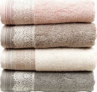 Anna Riska Πετσέτα Σώματος Karla 70x140εκ. 4 Grey Βάρους 600gr/m²