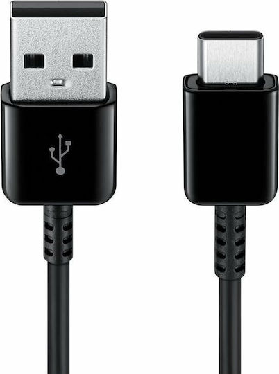 Samsung USB 2.0 Cable USB-C male - USB-A Μαύρο 1.5m EP-DG930MBEGWW 2τμχ
