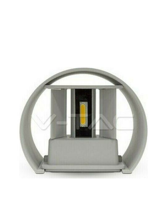 V-TAC VT-756 Spot de exterior montat pe perete E27 IP65 Dublu Fascicul 14x11.5x10εκ.