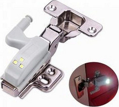 LED Light Hinge for Cabinets with Battery Powered and Photocell 1pcs