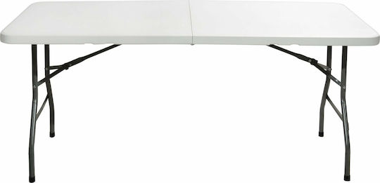 Table Catering Foldable 152x70x74cm White Table Catering Foldable 152x70x74cm White