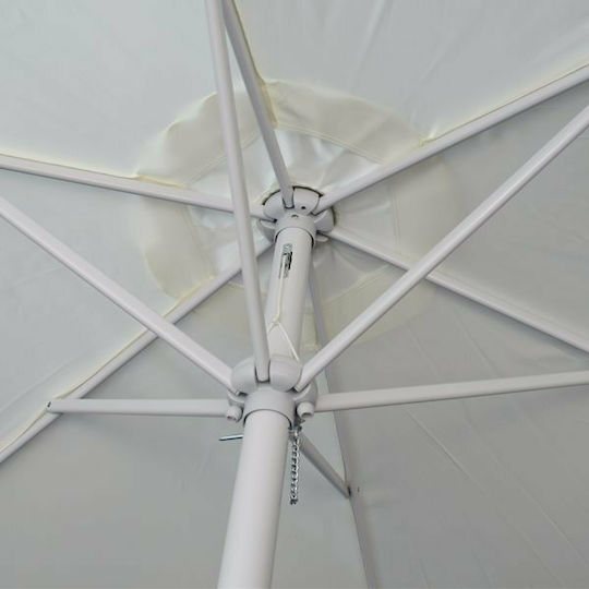 Garten- und Terrassen-Sonnenschirm Rundschreiben Aluminium Reggie Beiges Φ3xΥ2.5m