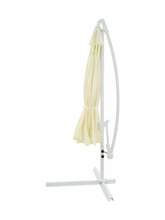 Hängender Rundschreiben Aluminium Noble Ecru Φ3xΥ2.37m