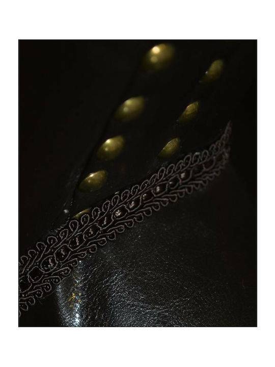 Polina Bergère from Leatherette Brown 83x75x107cm