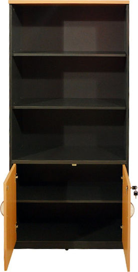 Bibliotecă Abelina Frasin 80x39x180 cm
