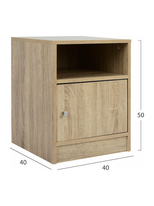 Wooden Bedside Table 40x40x50cm
