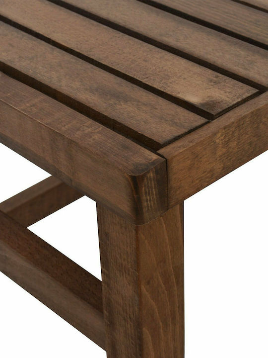 Stool Outdoor Koli Walnut 40x40x45cm