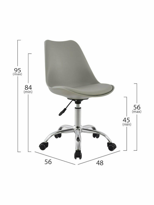 Vegas Office Chair Gray HomeMarkt