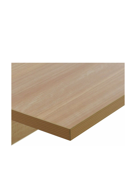 Birou Profesional Valden Din Lemn Gri / Natural Cu Picioare Metalice 120x72x75cm
