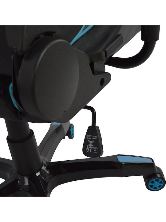HomeMarkt HM1072.08 Геймърски стол с регулируеми подлакътници Тюркоазен