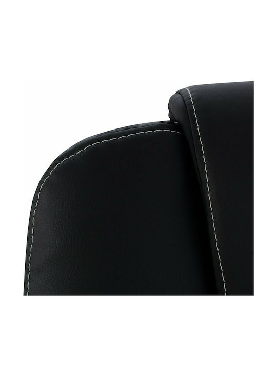 Jaya Executive Reclining Office Chair with Fixed Arms Black HomeMarkt
