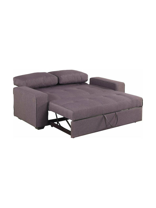 Kanna Two-Seater Couch Bed Brown 176x102x91cm