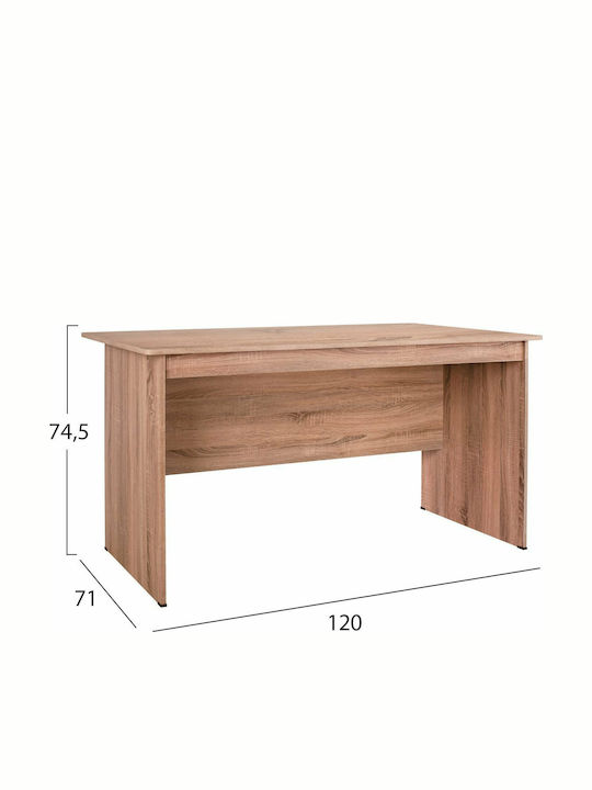 Γραφείο Sonama Ξύλινο Μπεζ 120x74x71εκ.