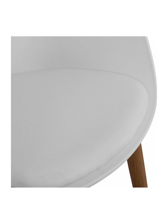 Lucie Dining Room Polypropylene Armchair White 56x57x80cm