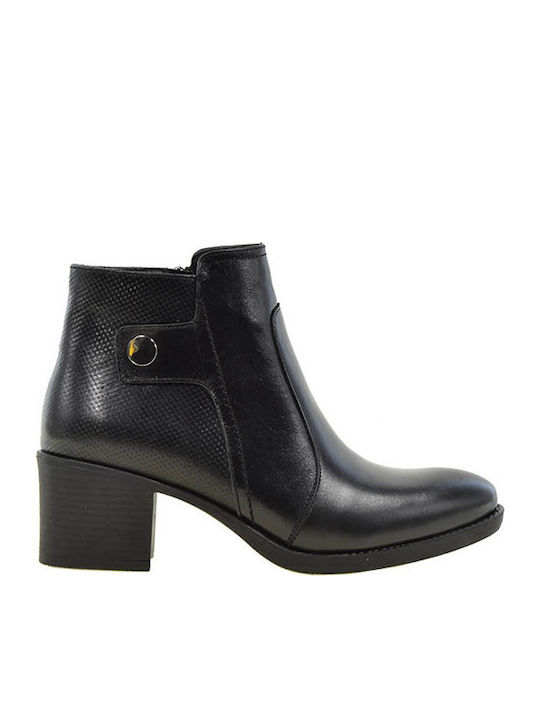 Commanchero Original Leder Damen Knöchelstiefel Schwarz