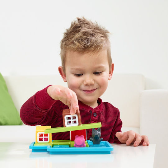 Επιτραπέζιο Παιχνίδι Three Little Piggies για 1 Παίκτη 3+ Ετών (EN) Smart Games
