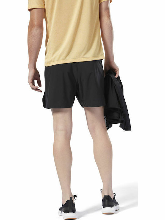 Reebok Running Reflective Sportliche Herrenshorts Schwarz