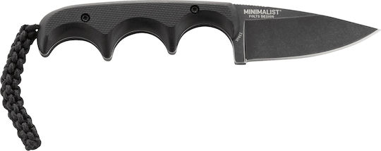 Columbia River Knives Minimalist Drop Point Μαχαίρι εκπαίδευσης Μαύρο σε Θήκη
