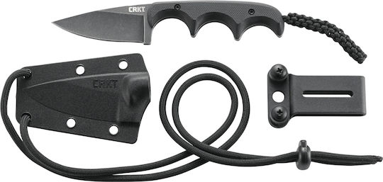 Columbia River Knives Minimalist Drop Point Μαχαίρι εκπαίδευσης Μαύρο σε Θήκη