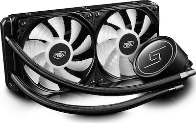 Deepcool Gammaxx L240 Υδρόψυξη Επεξεργαστή Διπλού Ανεμιστήρα 120mm για Socket AM4/115x