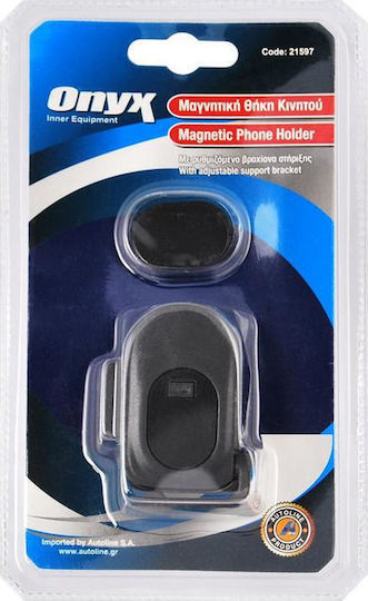 Autoline Car Mobile Mount with Magnet Black