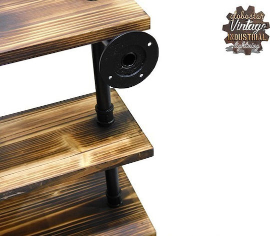 GloboStar Enimas Industrial Wall Lamp with E27 Bronze 65x76x76cm