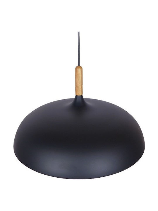 GloboStar Vallete Pendant Light Black Bell with Socket E27 45x27cm