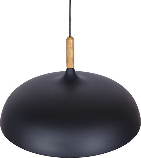 GloboStar Vallete Black Bell Pendant Ceiling Light with E27 Socket 45x27x27cm