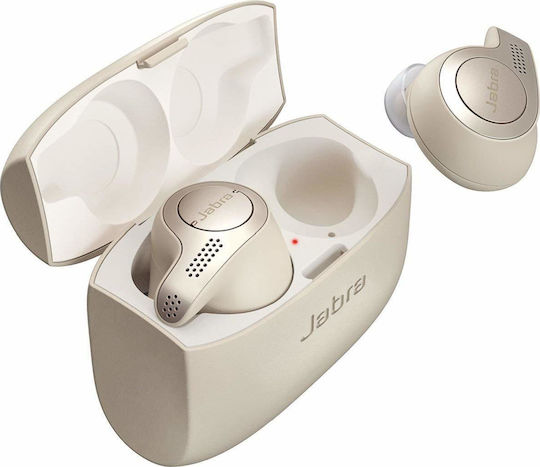 Jabra Elite 65t In-ear Bluetooth Handsfree Earphones with Sweat Resistance and Charging Case Gold