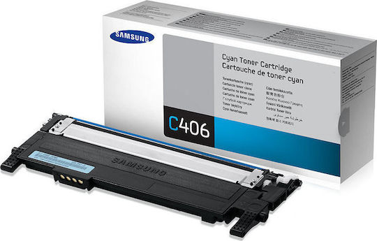 Samsung CLT-C406S Original Toner Laser Printer Cyan 1000 Pages (ST984A)