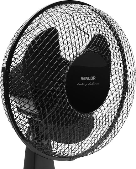 Sencor SFE 2311 Επιτραπέζιος Ανεμιστήρας 30W Διαμέτρου 23cm Μαύρος