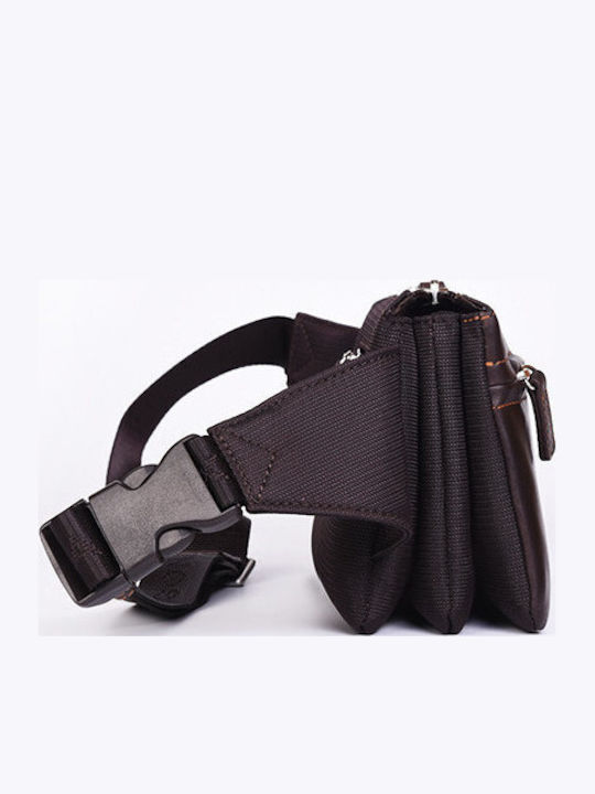Leather Waist Bag Brown