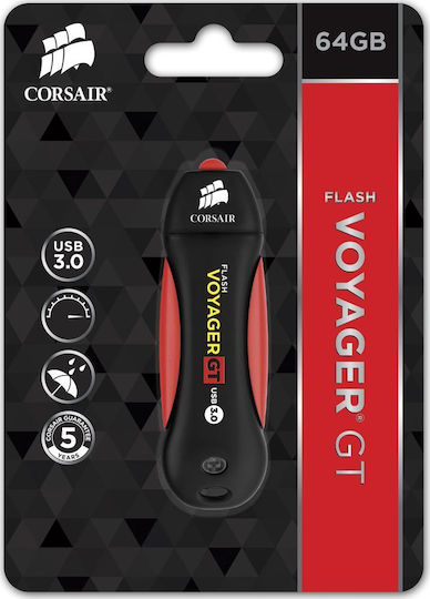 Corsair Voyager GT 64GB USB 3.0 Стик Черен