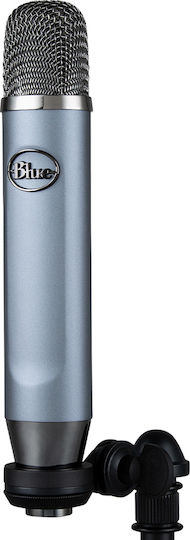 Blue Microphones Ember Condenser Microphone XLR Shock Mounted for Vocals in Blue Color