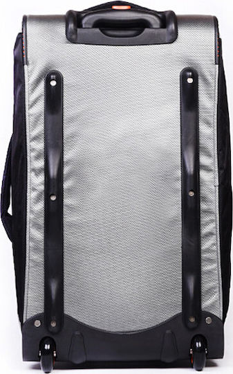 Airtex Paris 23366-01 Σακ Βουαγιάζ 35lt Μαύρο με Ρόδες Υφασμάτινο Μ55xΠ24xΥ28εκ.