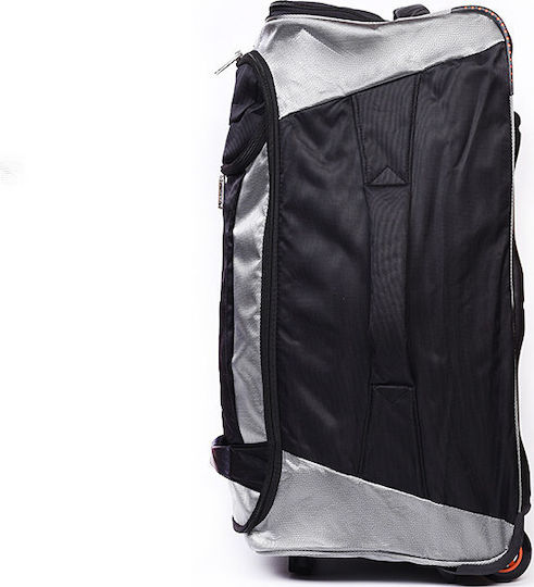 Airtex Paris 23366-01 Σακ Βουαγιάζ 35lt Μαύρο με Ρόδες Υφασμάτινο Μ55xΠ24xΥ28εκ.
