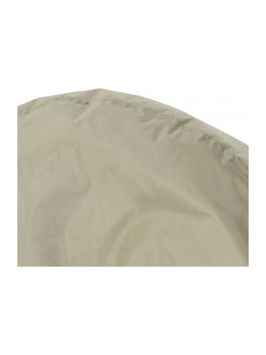 Πουφ Πολυθρόνα Αδιάβροχη Norm Pro Μπεζ 65x65x80cm