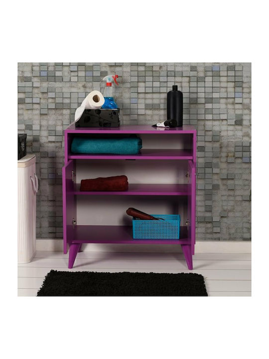 Holz Schuhschrank London mit 1 Regal 72x40x79cm