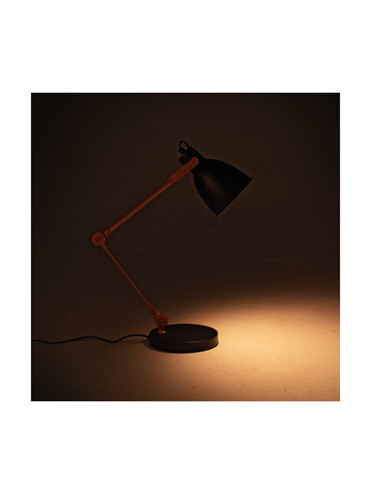 Pakketo PWL-0001 Office Lamp with Foldable Arm for Socket E27 in Black Color